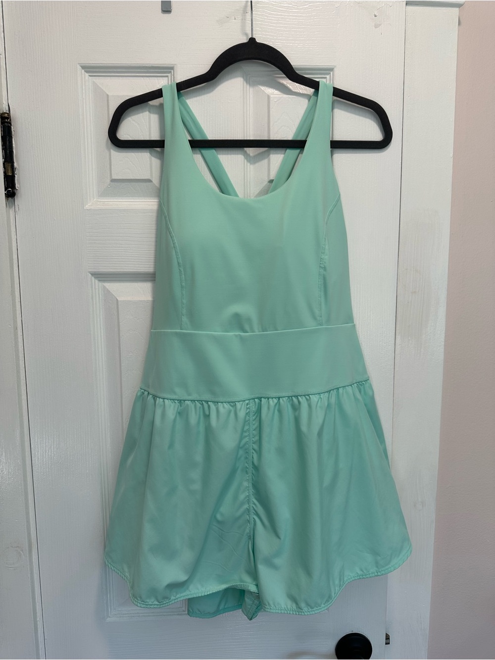 Avia Mint Green Athletic Romper Built In Shorts